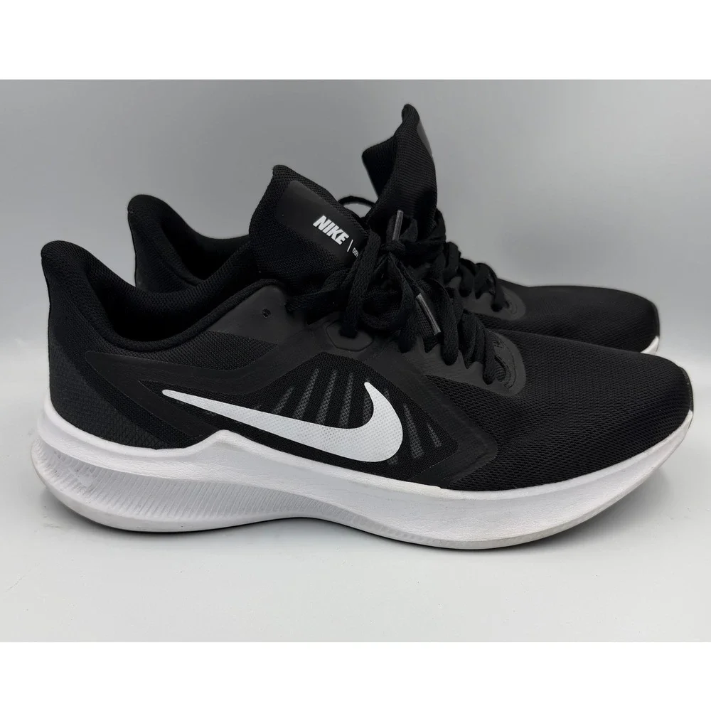 Nike Downshifter 11 Running Shoes Men's Size 11 Black White Sneakers CI9981-004